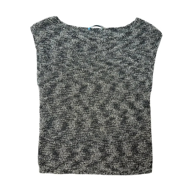 Alice & Olivia Black Knit Crop Tank Size: S - Picture 1 of 5